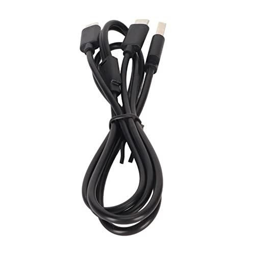 Yunseity Verbindungskabel für PVR2, PS5, Switch, Switch OLED, USB-auf-Dual-USB-C-Ladekabel für VR-Headset und Gaming-PC, 2,8 Fuß, 5 V 2 A Bild 4
