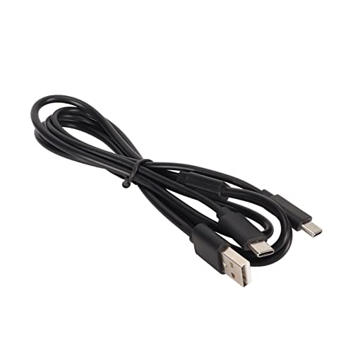 Yunseity Verbindungskabel für PVR2, PS5, Switch, Switch OLED, USB-auf-Dual-USB-C-Ladekabel für VR-Headset und Gaming-PC, 2,8 Fuß, 5 V 2 A Bild 5
