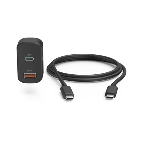 Hama Universal Kfz USB C Laptop Netzteil 20V (Universal Netzteil Laptop, Tablet, MacBook, Smartphone, Ladegerät 65 Watt, 5V, 9V, 12V, 15V, 20V, Schnellladegerät mit PD 3.0, 2fach USB A, USB C) Bild 1