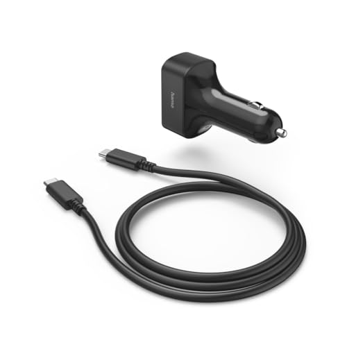 Hama Universal Kfz USB C Laptop Netzteil 20V (Universal Netzteil Laptop, Tablet, MacBook, Smartphone, Ladegerät 65 Watt, 5V, 9V, 12V, 15V, 20V, Schnellladegerät mit PD 3.0, 2fach USB A, USB C) Bild 2