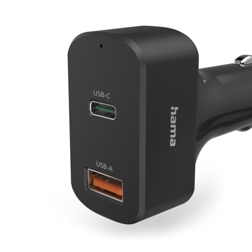 Hama Universal Kfz USB C Laptop Netzteil 20V (Universal Netzteil Laptop, Tablet, MacBook, Smartphone, Ladegerät 65 Watt, 5V, 9V, 12V, 15V, 20V, Schnellladegerät mit PD 3.0, 2fach USB A, USB C) Bild 4