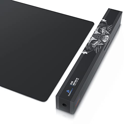 CSL-Computer Titanwolf- XXXL Übergröße Mauspad 1800x800 mm- XXXL Großformat- Schreibtischunterlage- gummierte Rückseite- rutschfest, abwaschbar- Gaming- Präzision, Geschwindigkeit- Schwarz Bild 6