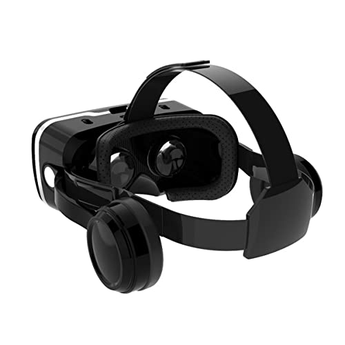 360° Video und immersive VR Worlds Einstellbare Augenpflege-Systeme VR Virtual Reality Headsets Advanced VR Gaming Technologie 3D Brille Kino Videospiele Touch Buttons Bild 2