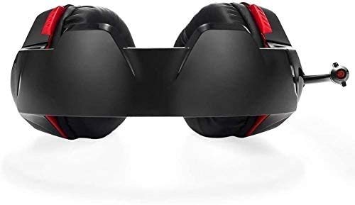 Gaming Headset Surround Sound mit Geräuschunterdrückung Mikrofon Licht Kabel Headset Rot Bild 5