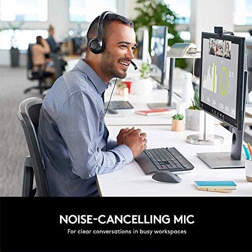 Gaming Headset Head-Mounted USB Gaming Headset/Wired Headset/Suitable for a Variety of Electronic Devices Black Bild 2