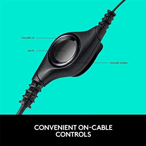 Gaming Headset Head-Mounted USB Gaming Headset/Wired Headset/Suitable for a Variety of Electronic Devices Black Bild 4