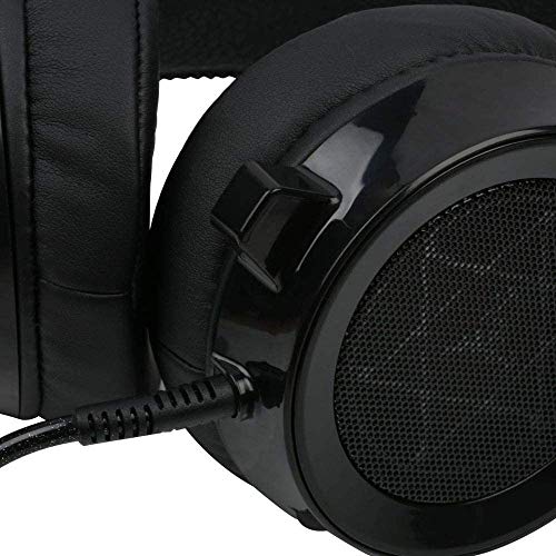 Headset Gaming Headset - USB 7.1 Stereo Komfort Kopfhörer mit LED Licht für PC Laptop / Geeignet für eine Vielzahl von elektronischen Geräten Bild 6