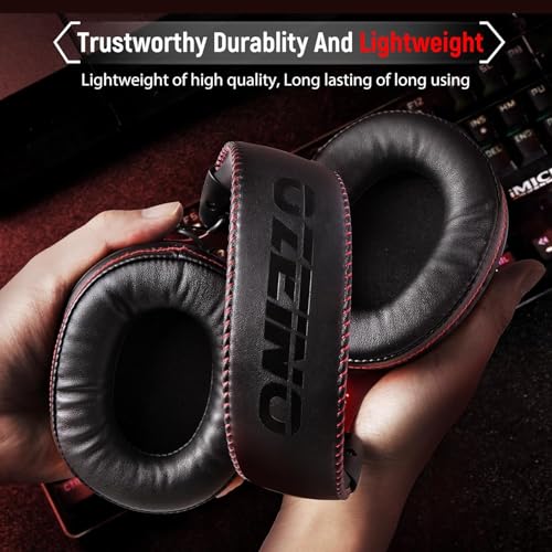 Ozeino Kabelloses Gaming-Headset mit Mikrofon für PS4 PS5 PC Bild 7