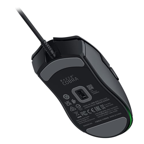 Razer Cobra - Leichte kabelgebundene Gaming-Maus mit Chroma RGB (Federleichte 57 g, Optische Maus-Switches der 3. Gen, Chroma-Beleuchtung mit Unterbodenbeleuchtung, Präzise Sensor-Anpassungen) Schwarz Bild 3