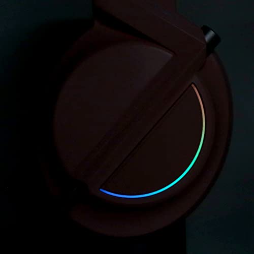 Goshyda Over-Ear-Gaming-Kopfhörer, Kabelgebundenes Headset mit Geräuschunterdrückung, mit Omnidirektionalem Mikrofon, RGB-Lichteffekt (Schwarz) Bild 3
