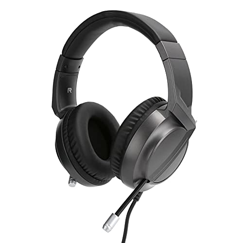Goshyda Over-Ear-Gaming-Kopfhörer, Kabelgebundenes Headset mit Geräuschunterdrückung, mit Omnidirektionalem Mikrofon, RGB-Lichteffekt (Schwarz) Bild 5