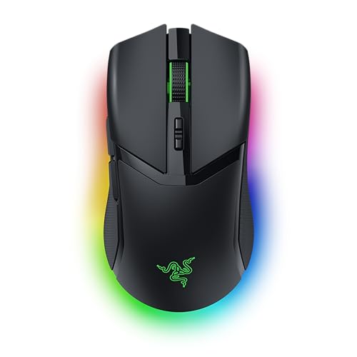 Razer Cobra Pro - Individuell anpassbare kabellose Gaming-Maus Chroma RGB (10 Anpassbare Tasten, Chroma-Beleuchtung mit 11 Zonen, Optischer Focus Pro Sensor mit 30K) Schwarz Bild 1