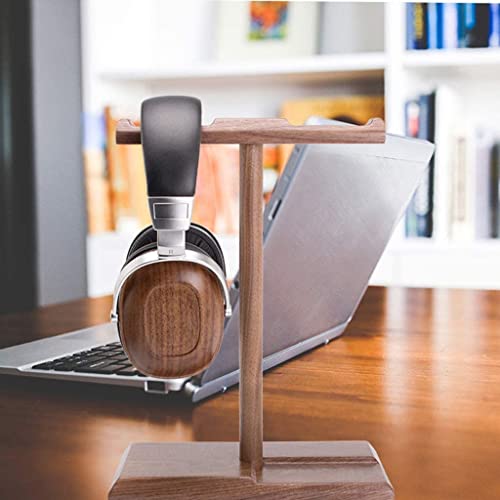 Gaming Headset Ständer Abnehmbarer Kopfhörerständer Aus Holz, Kopfhörerständer, Doppelseitig, Kopfhörerständer, Spielkopfhörerständer Universal Controller Halte Bild 2