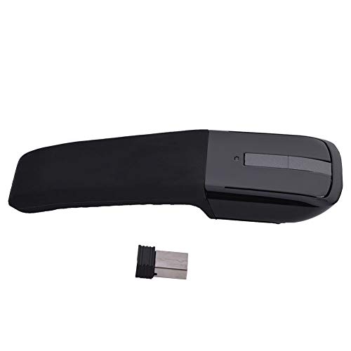 Vikye Bluetooth Arc Touch Maus 2,4 GHz Faltbare mit USB-Empfänger für PC, Laptop, Smart TV (Schwarz) Bild 5