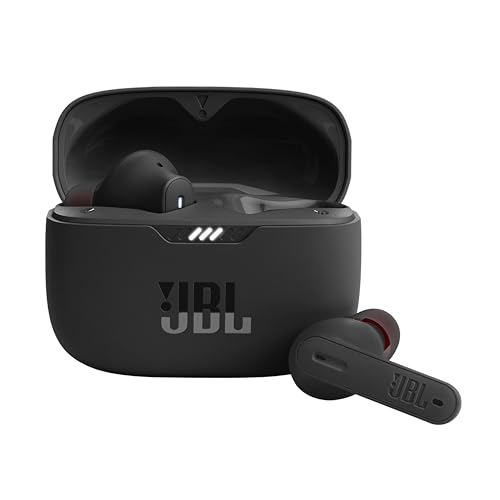 JBL Tune 235 NC, True Wireless Noise-Cancelling In-Ear Bluetooth-Kopfhörer mit 48 Stunden Akkulaufzeit, IP54 Wasser- und staubresistent, Komfortables Stick-Closed-Design, Schwarz Bild 1