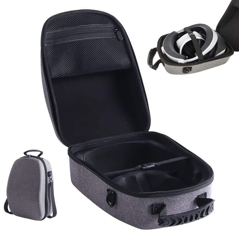 VR-Aufbewahrungstasche kompatibel mit PlayStation VR2/PSVR2, Tragetasche für VR-Gaming-Headset, harte Reisebox für Virtual-Reality-Headsets, Controller, schützende tragbare Koffertasche Bild 4