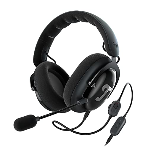 Teufel ZOLA Gaming Kopfhörer mit 7.1 USB-Soundkarte, DTS Headphone:X® 2.0 Surround Sound,Einstellbarer Mikrofonarm mit HD-Kondensator-Mikrofon, PC, Bequeme Passform - Schwarz Bild 1