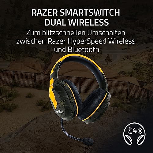 Razer Barracuda X - Kabelloses Multiplattform-Headset für Gaming und Mobile Geräte (SmartSwitch Dual Wireless, Triforce 40mm, Mikrofon mit Nierencharakteristik, 50h Akku, USB-C) PUBG Ed. Bild 2