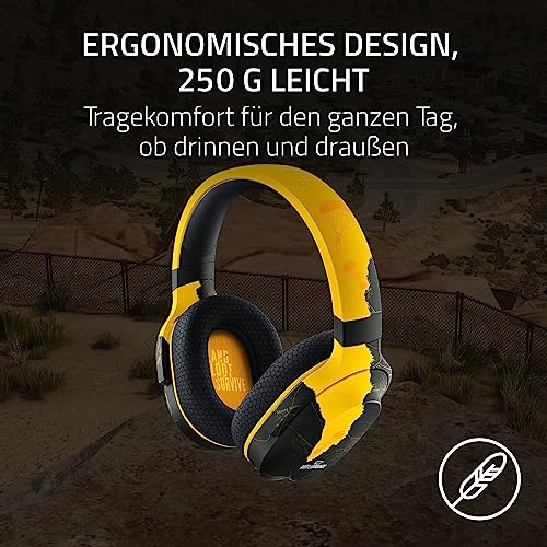 Razer Barracuda X - Kabelloses Multiplattform-Headset für Gaming und Mobile Geräte (SmartSwitch Dual Wireless, Triforce 40mm, Mikrofon mit Nierencharakteristik, 50h Akku, USB-C) PUBG Ed. Bild 3