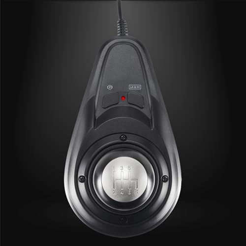 SUBSONIC – Superdrive GS650-X Lenkrad mit Separatem Schalthebel, Lenkradschaltwippen und Pedalen. 270° Drehung – Durchmesser 26 cm. Rennlenkrad. Für PS4, Xbox Series X/S und Xbox One – Schwarz Bild 5