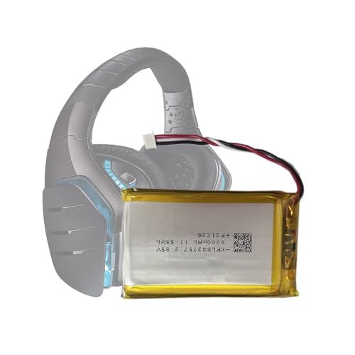 Ersatzakku Batterie 853558 3000mAh kompatibel mit Logitech G933, G533, G935, G933S, G533S Wireless Artemis Spectrum Gaming Headset Battery Replacement 533-000132 Bild 1