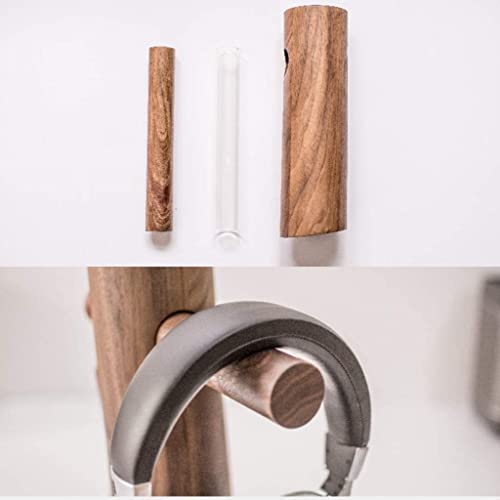 Headset Ständer Kopfhörer Halter Kopfhörerständer Kopfhörerständer Aus Massivem Holz, Kopfhörerhalter, Kreativer Kopfhörerständer, Gaming-Headset-Aufbewahrungsregal, Headset-Ständer Headset Halterung Bild 5