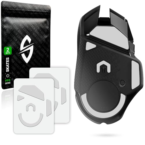 SensoryBoost FPS Glides (2er Set) kompatibel mit Logitech G502 Lightspeed - Ultra Präzise, Mehr Kontrolle, Selbstpolierend - PTFE - Ersatz-Mausfüße, Skates - Gaming Maus Upgrade Zubehör Bild 1