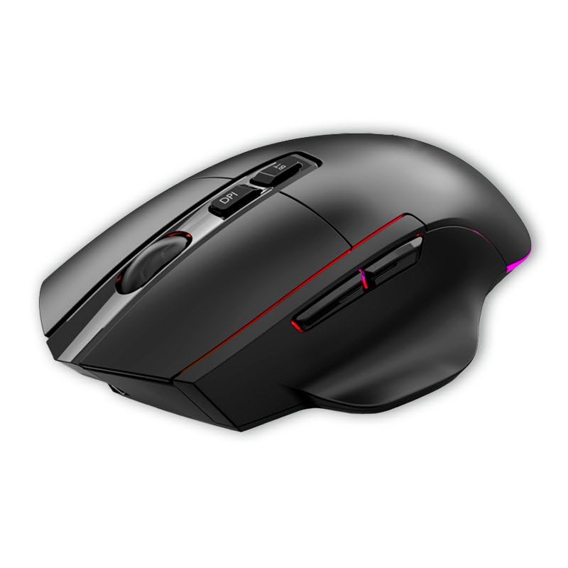 Cool Kabellose Maus + Bluetooth 2 in 1 (wiederaufladbar) Gaming LED RGB Lagoon Bild 3