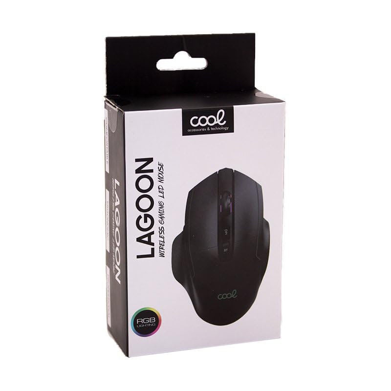 Cool Kabellose Maus + Bluetooth 2 in 1 (wiederaufladbar) Gaming LED RGB Lagoon Bild 4