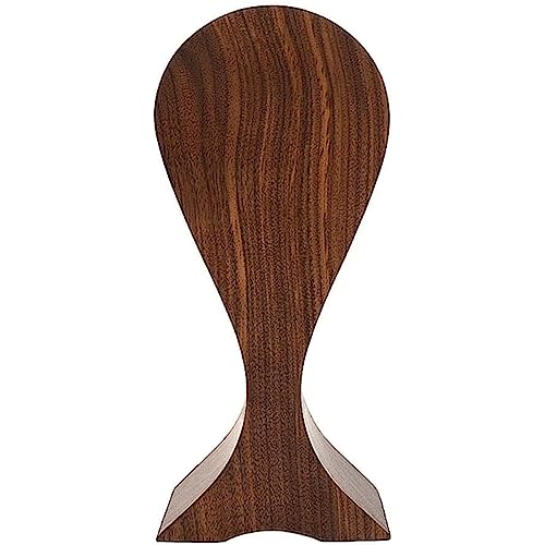 Flacher Headset-Halter, Gaming-Kopfhörerständer, Schwarzer Walnuss-Kopfhörerhalter, Holz-Headset-Aufhänger Bild 1