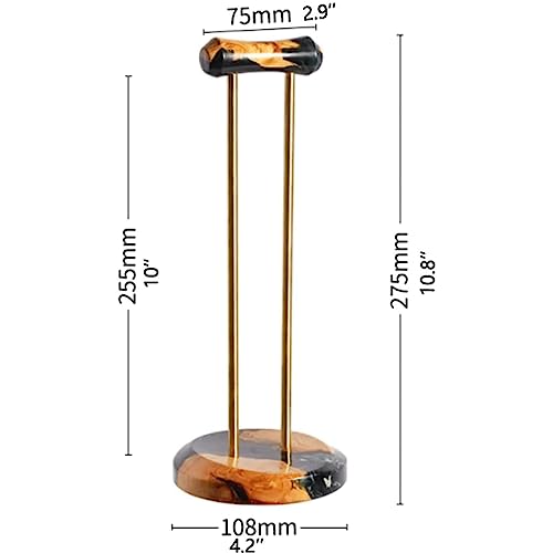 Vertikaler Kopfhörerständer aus Holz, Headset-Halter, Desktop-Kopfhörerhalter, Gaming-Zubehör, Headset-Aufhänger Bild 2