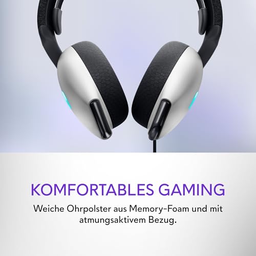 Alienware kabelgebundenes Gaming Headset - AW520H |Windows | Kopfhörer (USB) | Hi-Res Audio | Headset Mikrofon | 20-40000 Hz | Gewicht 337 g Bild 5