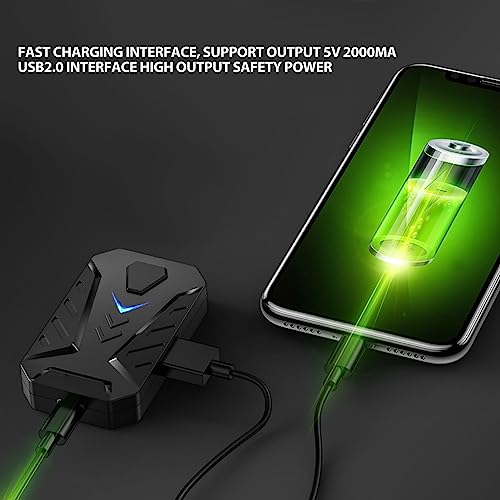 Halbhand-Gaming-Tastatur und -Maus-Kombination, PUBG Kabelgebundene Mechanische RGB-LED-Hintergrundbeleuchtung, Halbtastatur, 4-in-1-Gaming-Mauskonverter für Android IOS, Bild 3
