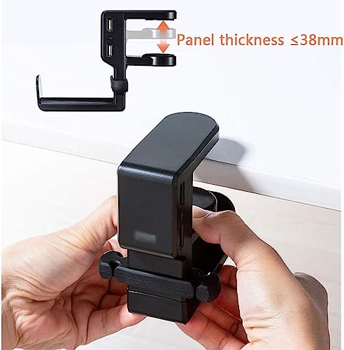 Headset-Halter USB-Schnittstelle Kopfhörerständer kann um 360° gedreht werdenKopfhörerhalter aus ABS-Harz Kreativer Headset-Aufhänger Bild 4