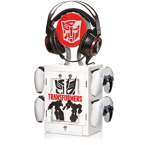 Numskull Offizieller Transformers Gaming Locker Controller Halter & Headset Ständer für PS5, Xbox Series X|S und Nintendo Switch Bild 1