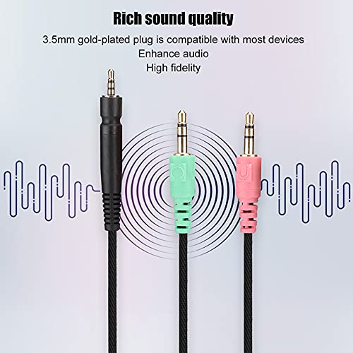 Gaming Kopfhörer Kabel für G4ME ONE PC 373D PC37X GSP350 500 600 Hochwertiger Headset Draht für Verbesserte Audio Leistung (PC Version) Bild 3