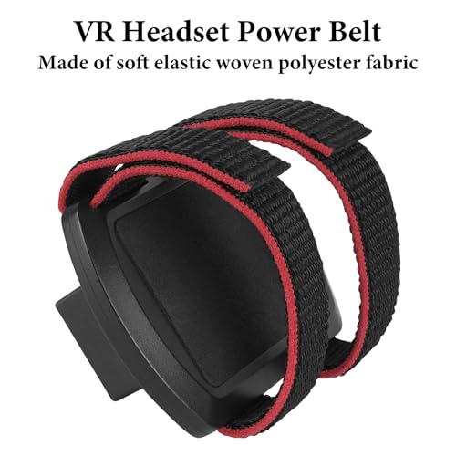 Geekria VR-Batteriegurt, kompatibel mit Meta Quest 3 2 Elite-Gurt, HTC Vive Deluxe Audio-Gurt, VR-Headset-Power-Ladebank-Befestigungsgurthalterung, VR-Ladegerät-Halterung, Gaming-Zubehör Bild 3