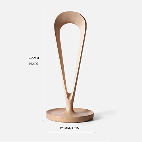 Kopfhörer Ständer/Kopfhörer Halter Kreativer Kopfhörerstand Handgemachte Holzständer for Gaming-Anzeige Kopfhörer-Rack-Aufhänger-Anzeigen-Hintergrund-Desktop-Headset-Stand Kopfhörerständer ( Color : A Bild 2