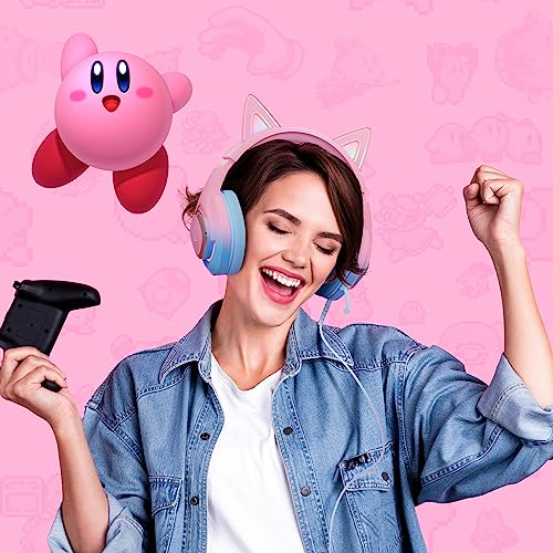 Mytrix RGB Effet de lumière Casque Gaming Headset kompatibel mit PS4, PS5, Xbox, PC, MAC, Switch, Pink Blue Wired Gaming-Kopfhörer mit 360°-Rotationsmikrofon, Surround-Sound, weichen Ohrpolstern Bild 7