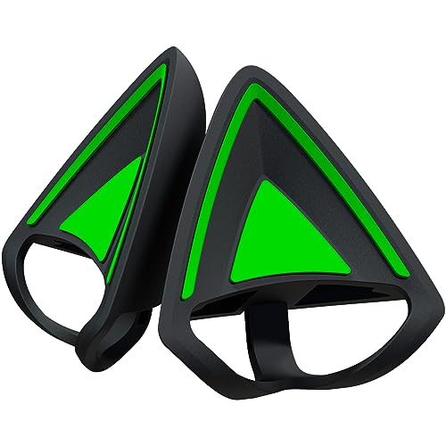 Razer Kitty Ears V2 - Universal Fit Clip-on Kitty Ears für Headsets (Clip-on Kitty Ears, vielseitig, verstellbare Bänder, 26g leichtes Premium-Silikon) Schwarz Bild 1