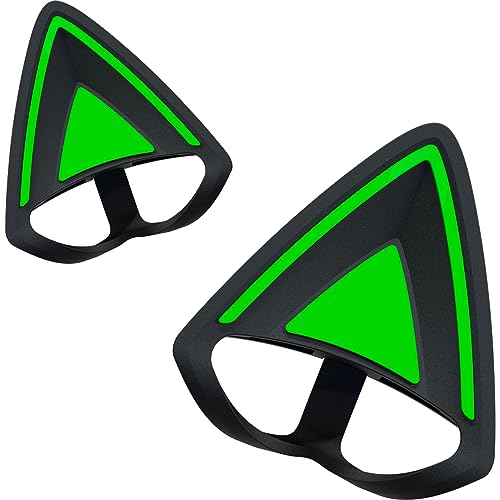 Razer Kitty Ears V2 - Universal Fit Clip-on Kitty Ears für Headsets (Clip-on Kitty Ears, vielseitig, verstellbare Bänder, 26g leichtes Premium-Silikon) Schwarz Bild 6