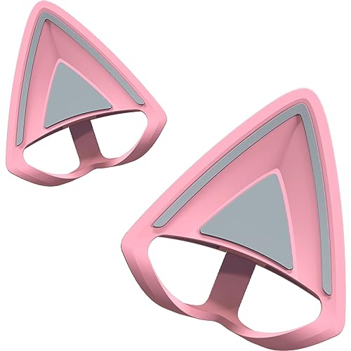 Razer Kitty Ears V2 - Universelle Passform Katzenohren für Headsets (Ohrhaken Katzen, Universal verstellbare Träger, leichtes Silikon Premium 26g) Pink Bild 6