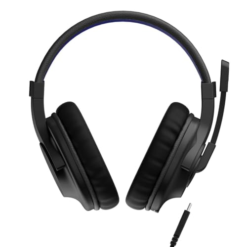 uRage Gaming-Headset SoundZ 200 V2, kabelgebundene Multi-Plattform Kopfhörer für PS5/PC, Over-Ear, in schwarz Bild 2