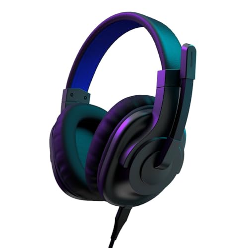 uRage Gaming-Headset SoundZ 200 V2, kabelgebundene Multi-Plattform Kopfhörer für PS5/PC, Over-Ear, in schwarz Bild 4
