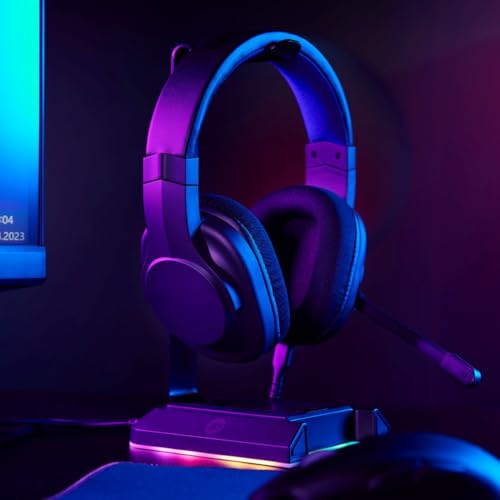 uRage Gaming-Headset SoundZ 200 V2, kabelgebundene Multi-Plattform Kopfhörer für PS5/PC, Over-Ear, in schwarz Bild 6