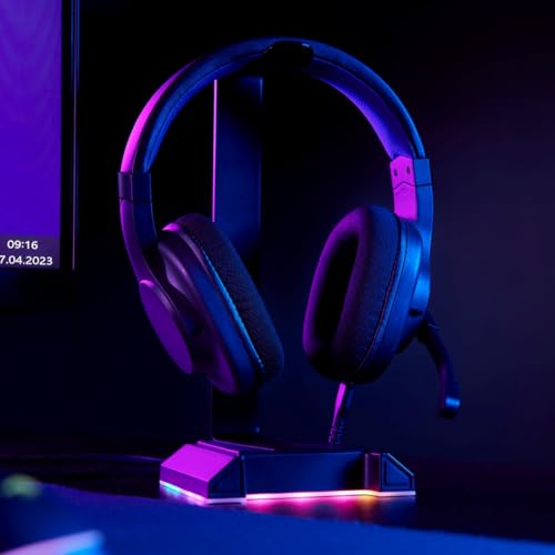 uRage Gaming-Headset SoundZ 200 V2, kabelgebundene Multi-Plattform Kopfhörer für PS5/PC, Over-Ear, in schwarz Bild 7
