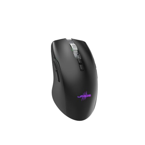uRage Gaming-Maus Reaper 510 Wireless, kabellose Maus mit 9 programmierbaren Tasten, bis zu 16.000 DPI, 78 g, RGB-Beleuchtung, Gaming-Software, in schwarz Bild 1