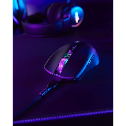 uRage Gaming-Maus Reaper 510 Wireless, kabellose Maus mit 9 programmierbaren Tasten, bis zu 16.000 DPI, 78 g, RGB-Beleuchtung, Gaming-Software, in schwarz Bild 3