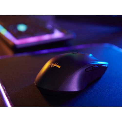 uRage Gaming-Maus Reaper 510 Wireless, kabellose Maus mit 9 programmierbaren Tasten, bis zu 16.000 DPI, 78 g, RGB-Beleuchtung, Gaming-Software, in schwarz Bild 5