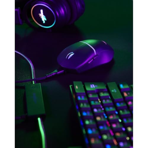 uRage Gaming-Maus Reaper 430, kabelgebundene Maus mit 9 programmierbaren Tasten, bis zu 12.000 DPI, superleichte 75 g Gewicht, RGB-Beleuchtung, Gaming-Software, in schwarz Bild 4